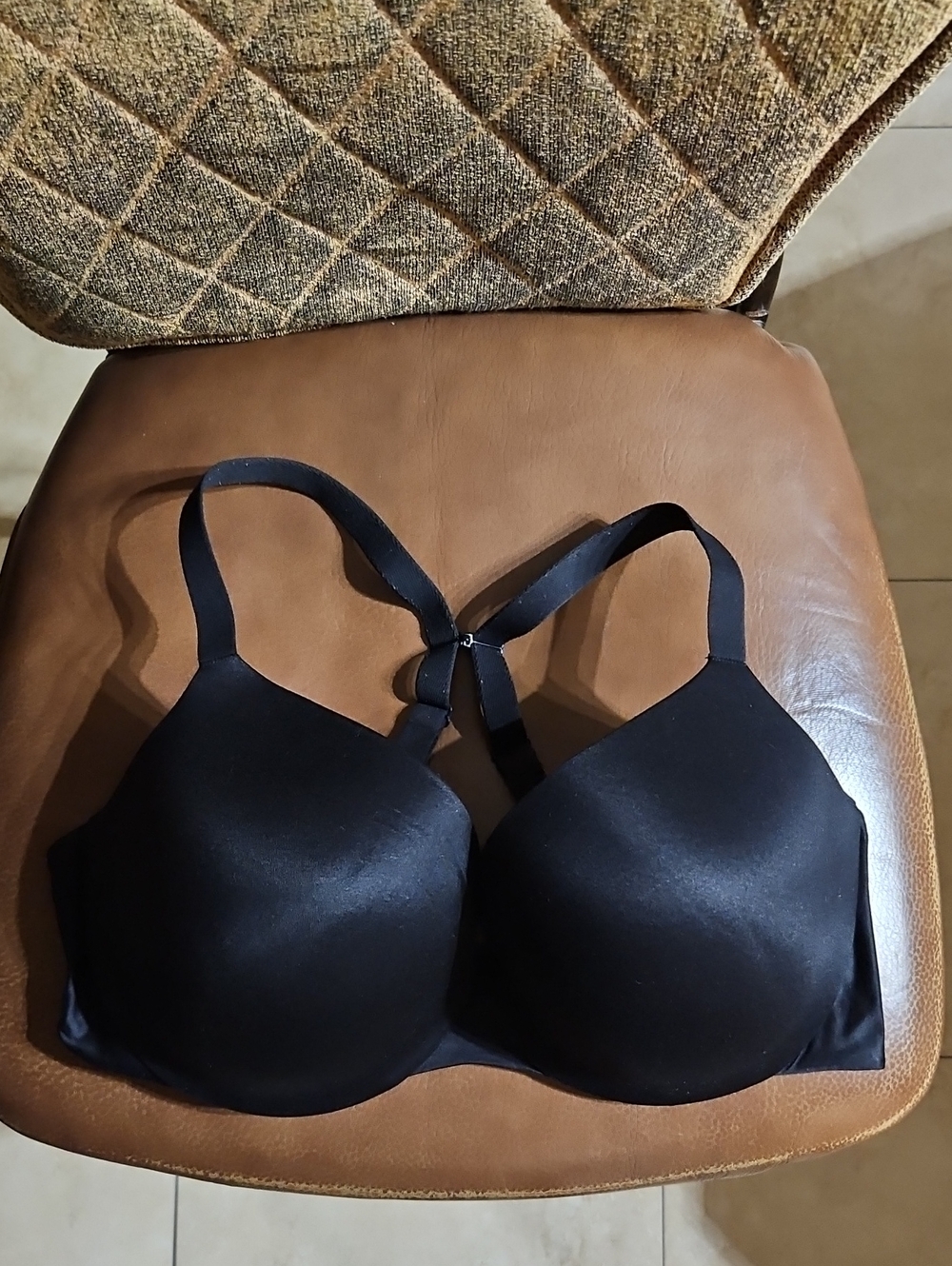Wacoal Subtle Sensuality Plunge Contour T-Shirt Underwire Black Bra Convertible
